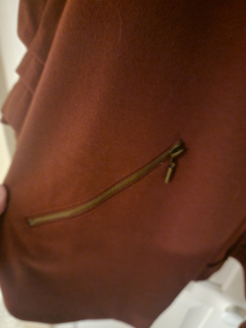 Maurices Rust Open-Front Blazer Jacket - Picture 3 of 3